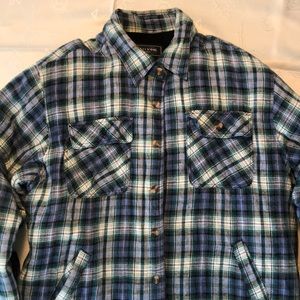 Men’s XL Flannel outerwear thick  shirt USA made